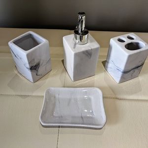 Soap Pump, Toothbrush Holder, Cup, Soap Dish